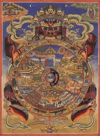 Samsara ou Cycle des existences, Bouddhisme mahāyāna.