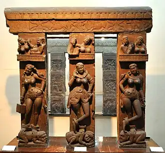 Yakshi de Bhutesvara, reliefs bouddhistes de Mathura