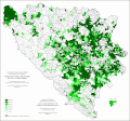 Musulmans par localité dans les municipalités (recensement de 1991)