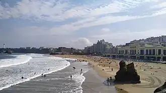 Vue globale depuis la Grande Plage.