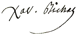 signature de Xavier Bichat