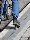 Ascenseur à pédale à Trondheim (Norvège).