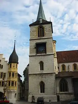 La vieille ville,église gothique du XVe&nbsp;siècle.