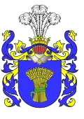 Serpent accolé à une gerbe de blé. Bieniewiec (herb szlachecki) (pl)