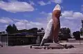 Sculpture, le galah de Kimba&nbsp;(en).