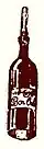 Bigophone en forme de bouteille de vin. Tout en jouant on peut faire semblant de boire et se saouler.