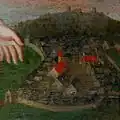 Tännesberg en 1680, détail du tableau de l'autel de la Vierge