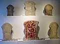 Pierres à peintures au musée historique du Gotland, à Visby