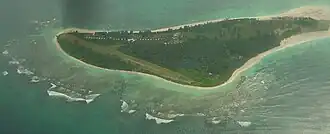 Photo aérienne de l'île aux Oiseaux
