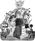 Gravure de sainte Brigitte.