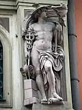 Le dieu Mercure (avant restauration)