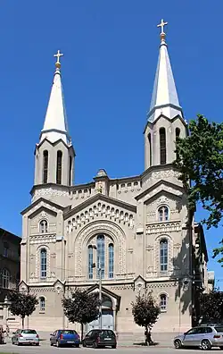 L'église Notre-Dame de Timișoara.