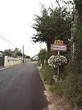 Entrée du bourg.
