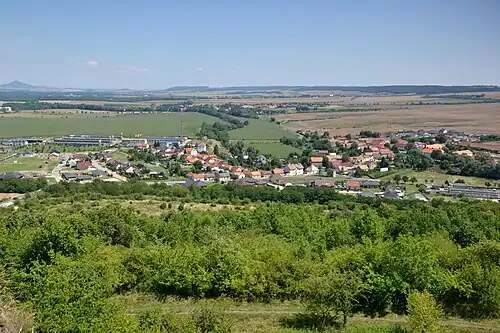 Blšany u Loun : vue générale.