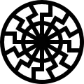 Le Soleil noir utilisé par les cercles nazis ésotériques et par d'autres groupes néo-nazis.