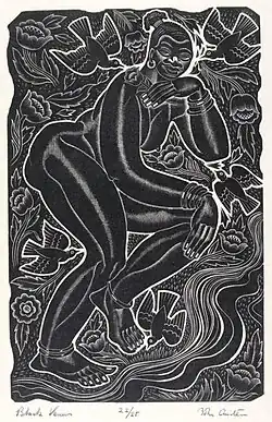 Black Venus, bois gravé, Aberdeen Art Gallery&nbsp;(en)