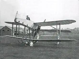 Vue de l'avion.