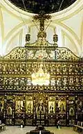 L'iconostase de la cathédrale de la Sainte-Trinité de Blaj