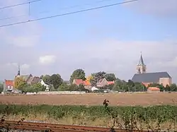 Blandain, vue sur la campagne.