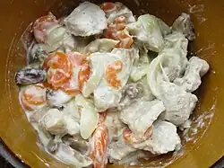 Blanquette de veau.