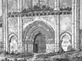 La façade ouest (1845).