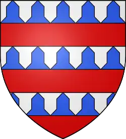 Blason famille de Coucy