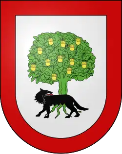 Les armoiries de la famille basque Artolaguirre de Donostia.