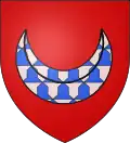 Seigneurs de Maure De gueules, au croissant de vair.
