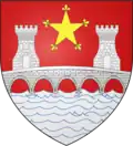 Armes Pontac, ombrée (avec brisure)