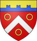 Blason de Vandeléville