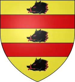 … trois hures de sanglier… (Baillou - Loir-et-Cher).
