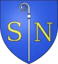 Blason de l'abbaye de Saint-Nicaise de Reims (1696)