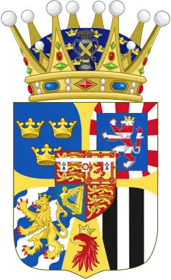 Armoiries de la princesse Louise, Duchesse de Scanie.