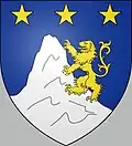 Blason de la famille de Boyrie, seigneur de Pouy, Lesgor, Carcen, St Jean et St Pierre de Lier, Vic et Gousse, du bois de Beguin, des péages du Brassenx et baron de Pontonx et Rion.