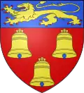 Ce blason mal dessiné n'est pas celui des « Le Gardeur de Repentigny (Nouvelle-France) », mais celui  de « N... le Gardeur, Chan.e du Chap.re Catédral de Couzerans. » (Hozier 1696-1710, vol. 14 Languedoc 1, p. 1105.) L'original a un lion rampant. Voir ce site web.