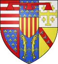 Armoiries de Jean II de 1466 à 1470.