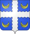 Le blason de la famille de Voisins