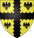 Blason de Yves de Kermartin Saint catholique.