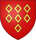 Le blason à sept macles de la maison de Rohan.