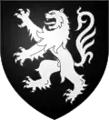 Armes de la famille de Bournonville du XIVe au XVIIe&nbsp;siècle.