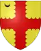 Armes de Christine de Haynin, femme de Jean-Baptiste de Haynin, écuyer seigneur de Breuze