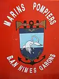 Blason des marins pompiers de Nîmes-Garons