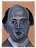 Autoportrait bleu, 1910