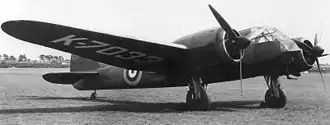 Vue de l'avion.