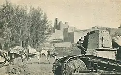 Automoteur Renault FT BS de la 337e compagnie, envoyée au Maroc de 1920 à 1922.