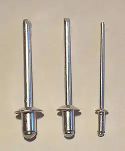 Rivets.
