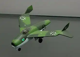 Vue de l'avion.