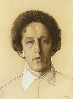 Portrait d'Alexandre Blok (1907), Moscou, galerie Tretiakov.
