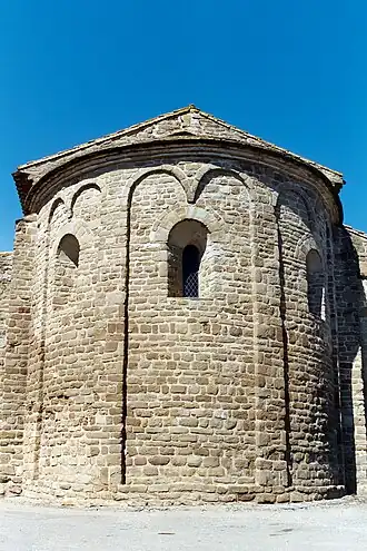 Chevet de l'église.