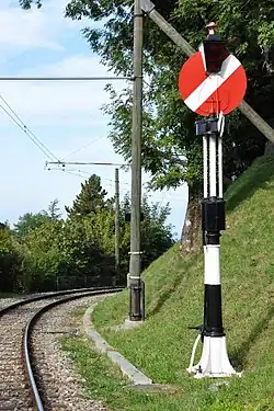 Signal à disque réversible